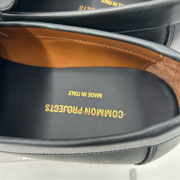 Men’s common project leather penny loafer size 42 made in Italy